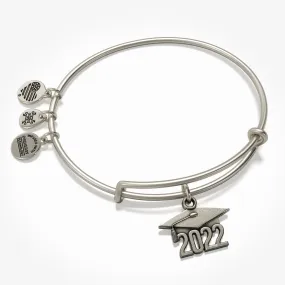 2022 Graduation Cap Charm Bangle Bracelet