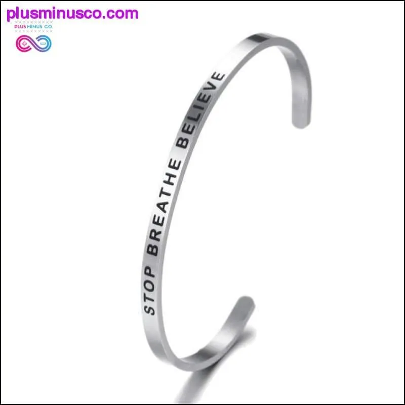 4mm Fashion Inspirational Bracelet Bangle "Love