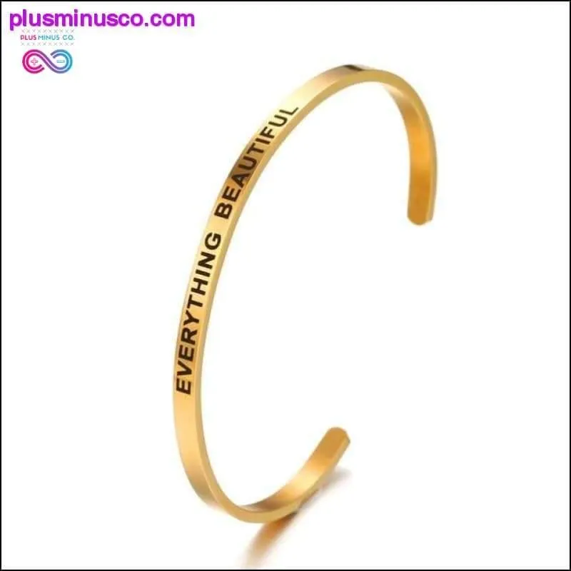 4mm Fashion Inspirational Bracelet Bangle "Love