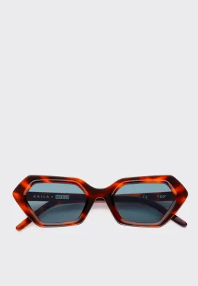 720 Sunglasses - Tortoise/Dark Blue