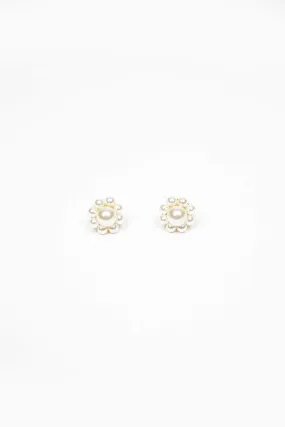 Daisy Pearl Earrings