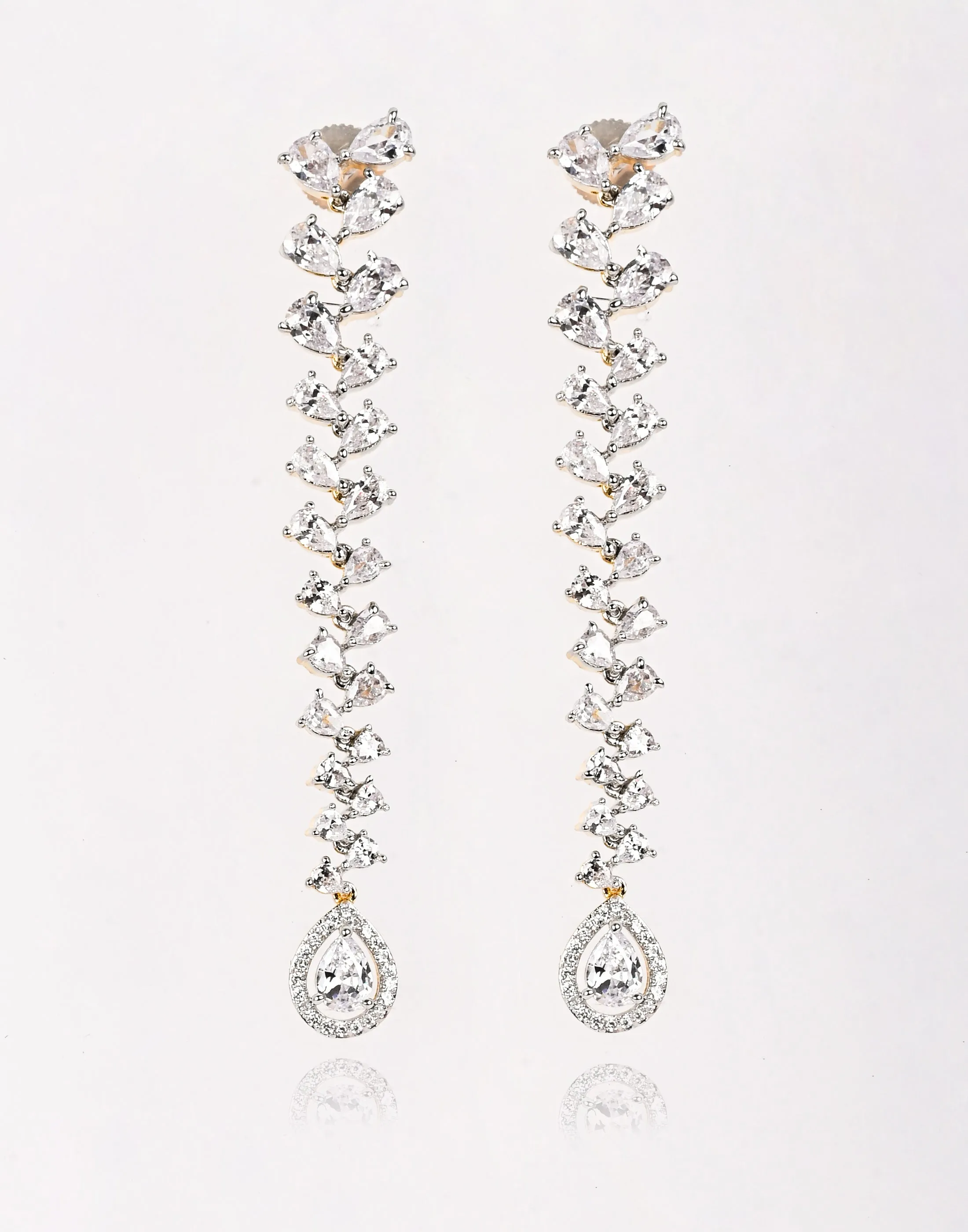 Diamond Stone Earrings