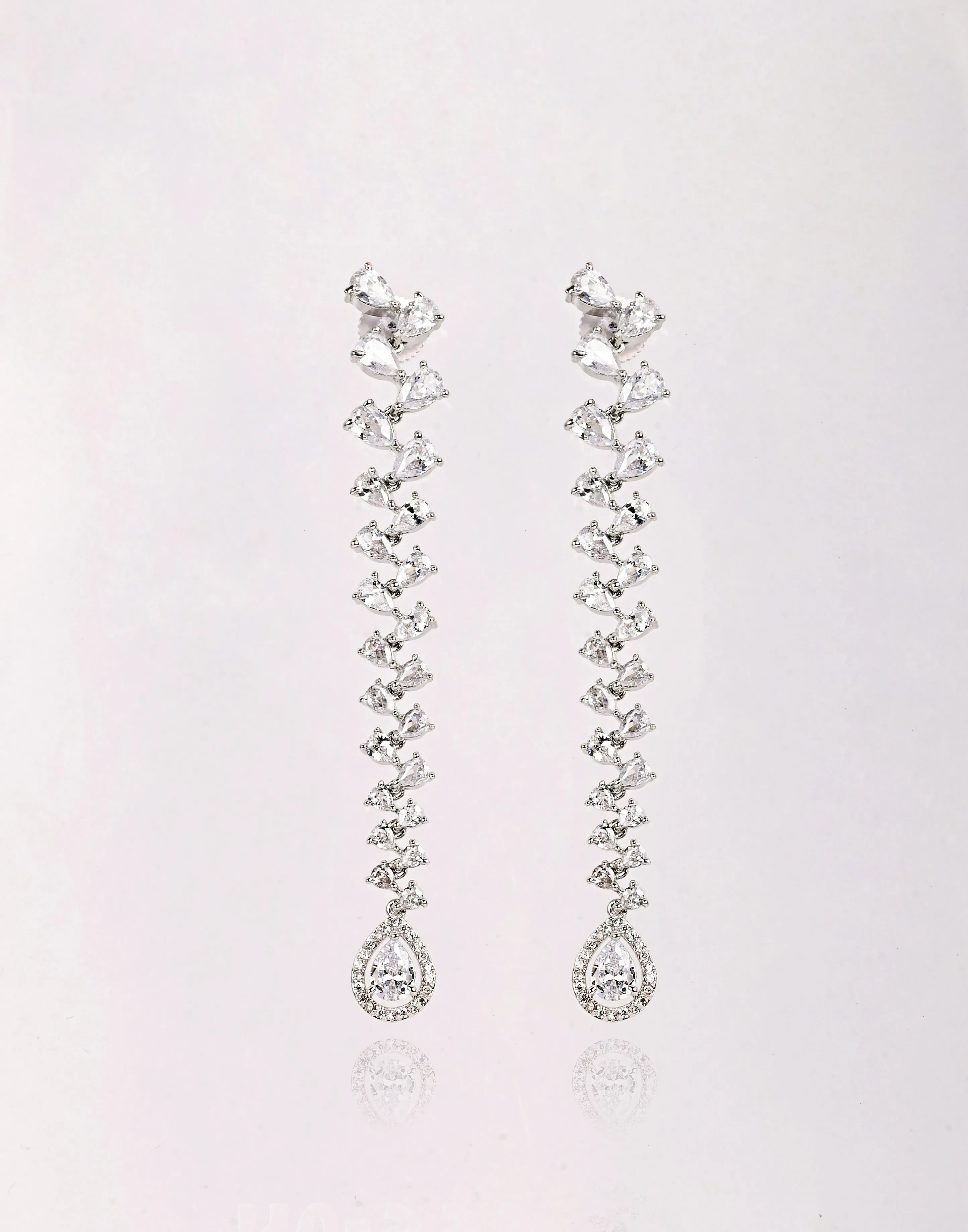 Diamond Stone Earrings