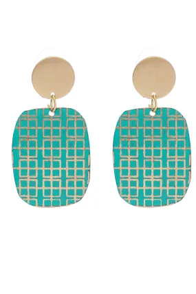 Disha Earrings, green