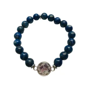 Dune Jewelry Round Lapis Beaded Bracelet