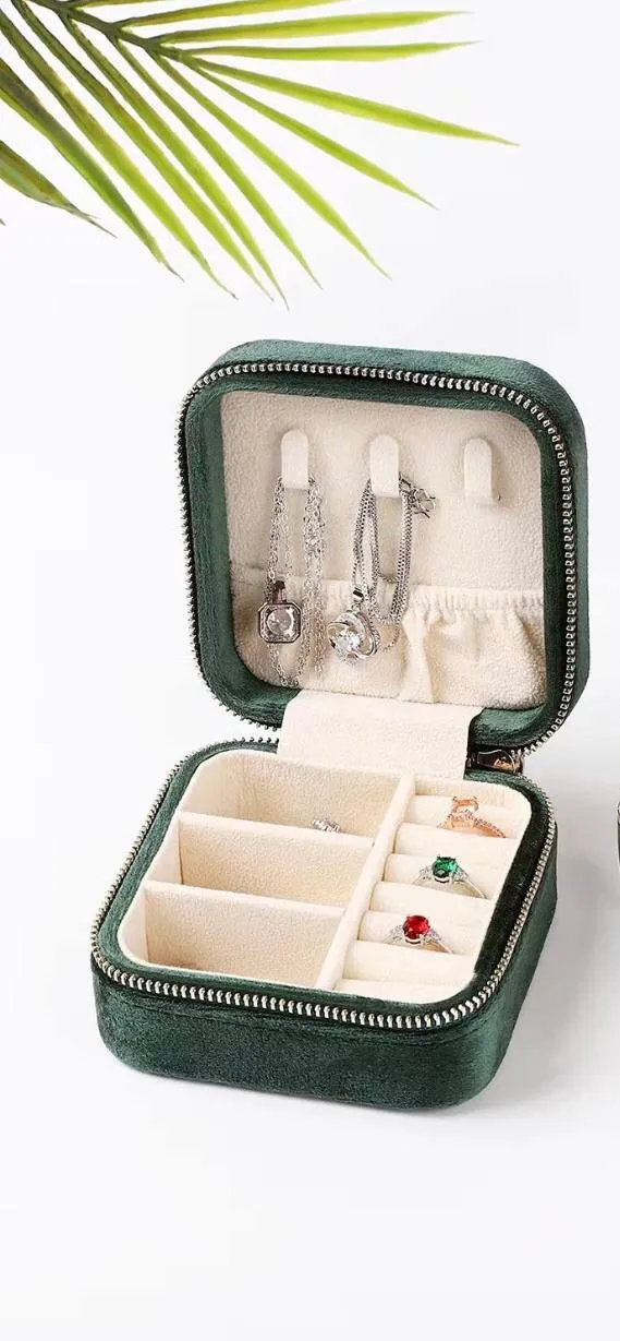 Gift her a Velvet portable jewelry box