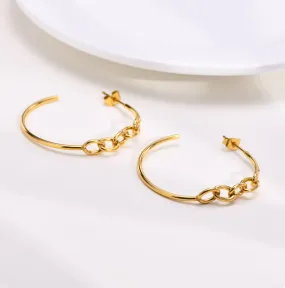 Grace Hoop Earrings