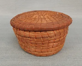 Hand-Woven Mexican Jewelry Box - Very Good Condition