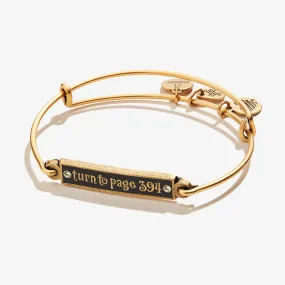 Harry Potter 'Turn to Page 394' Inline Charm Bangle