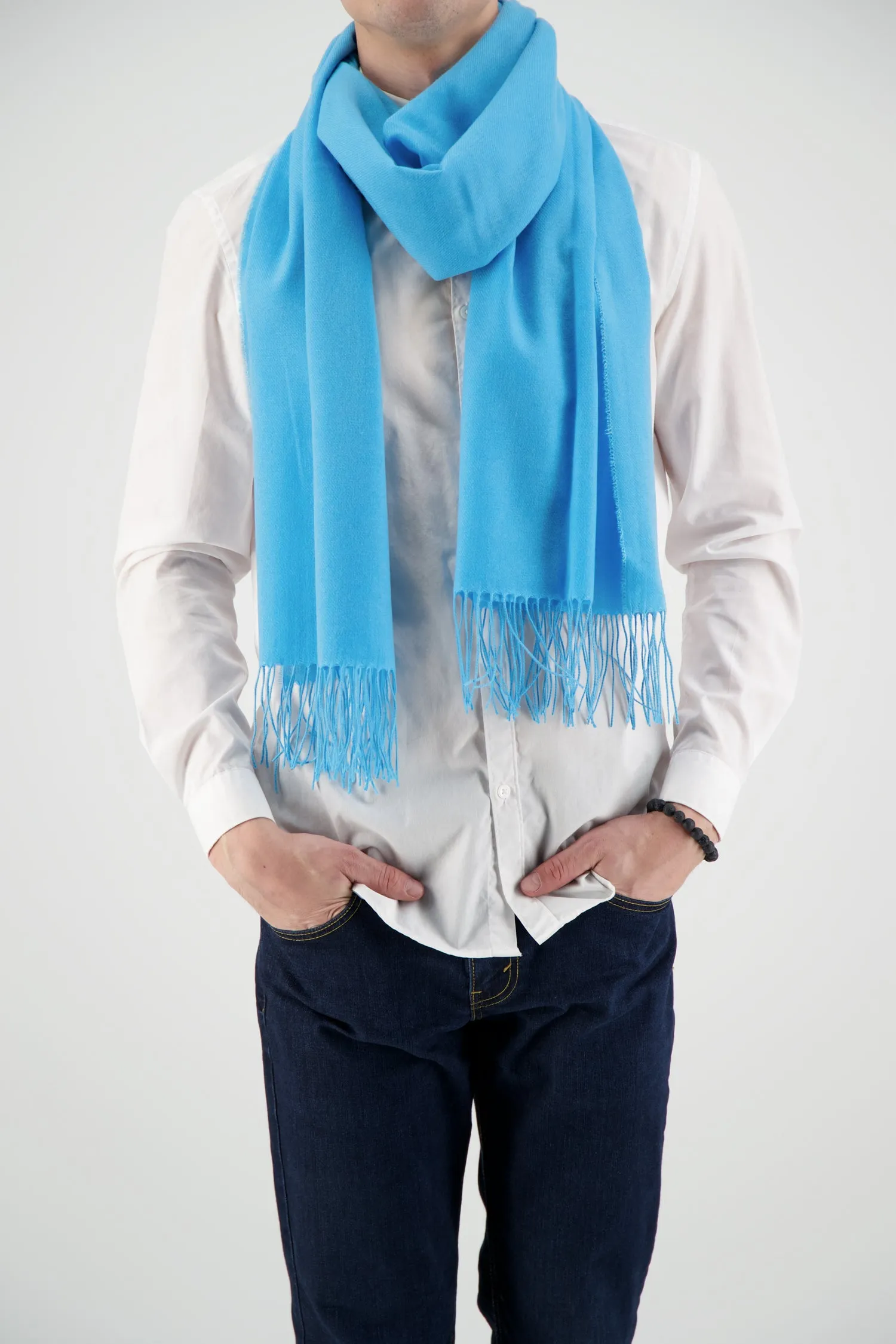 Joshua Ellis Blue Scarf