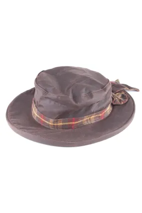 Ladies Wax Cotton Bow Hat