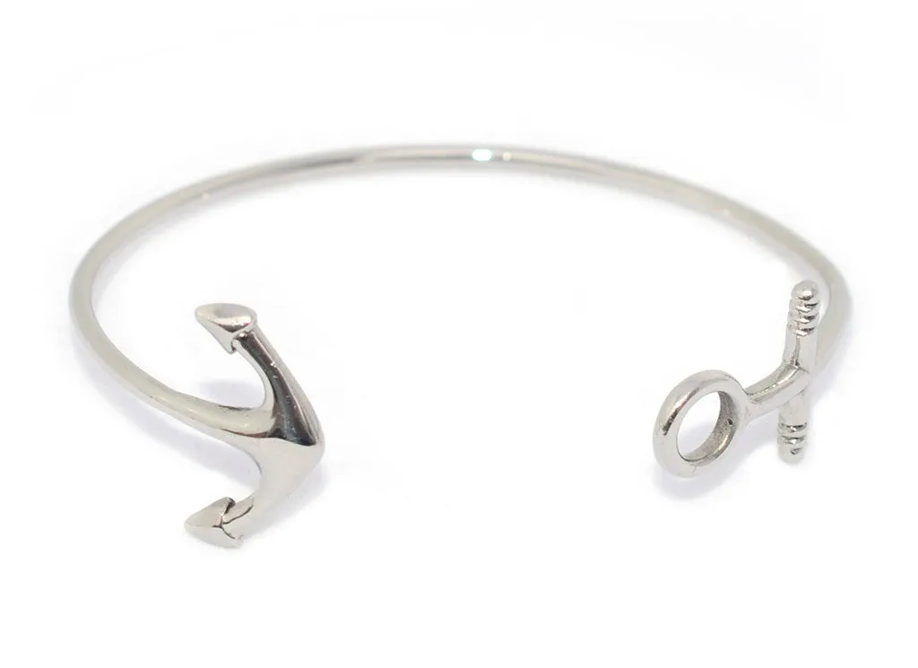 Limited Edition Watch Hill Anchor Bangle: Stainless