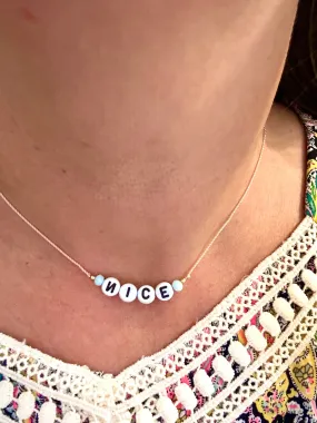 Nice Word Necklace