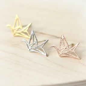 Origami Crane Earrings