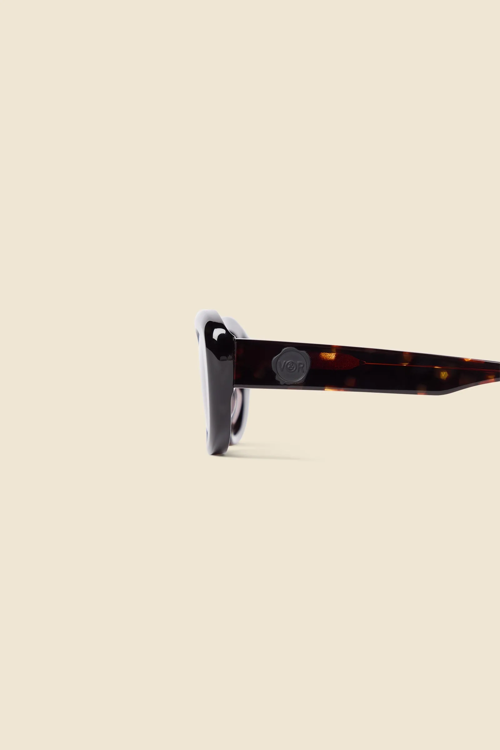 OVAL ACETATE SUNGLASSES