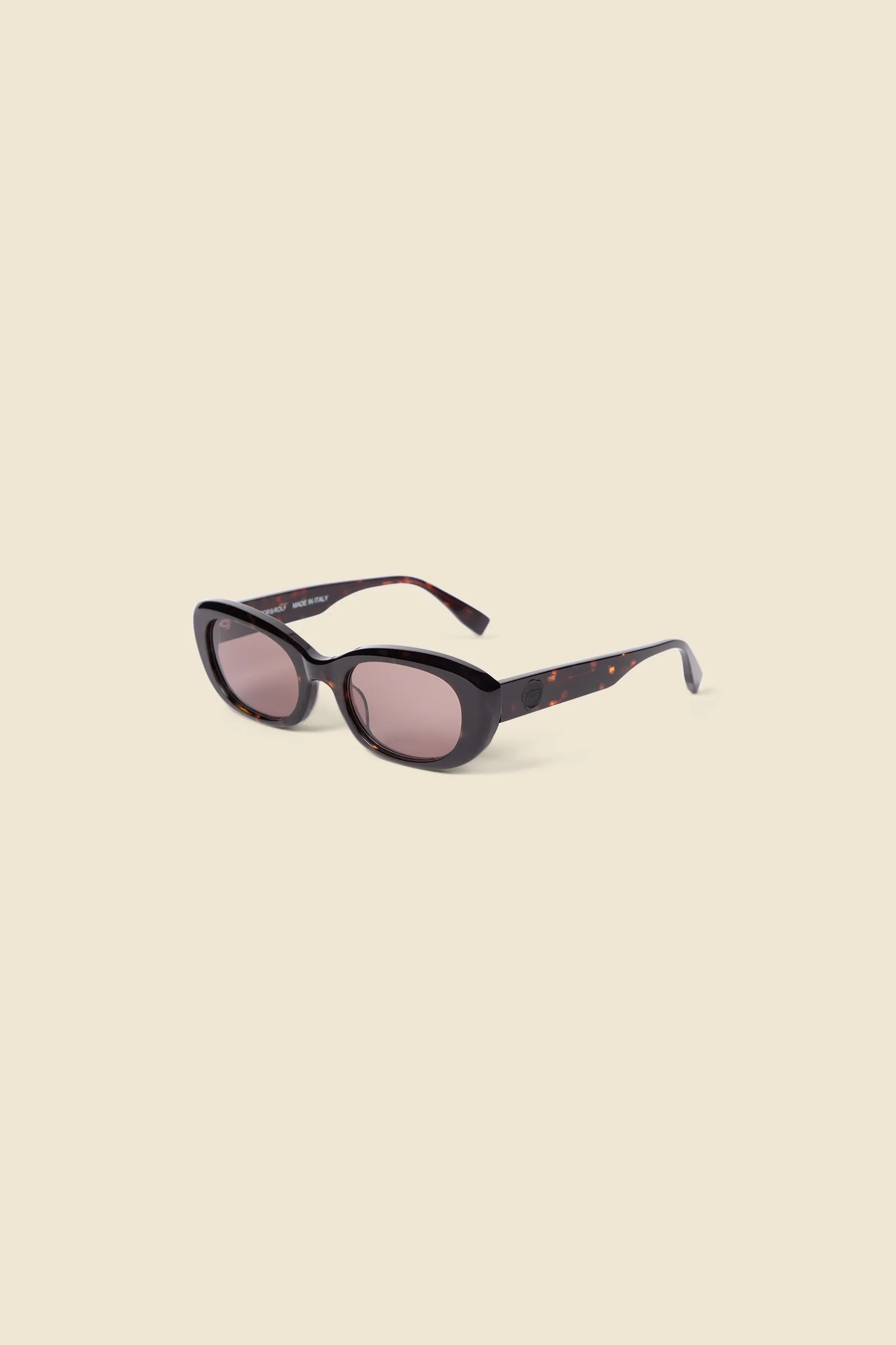 OVAL ACETATE SUNGLASSES