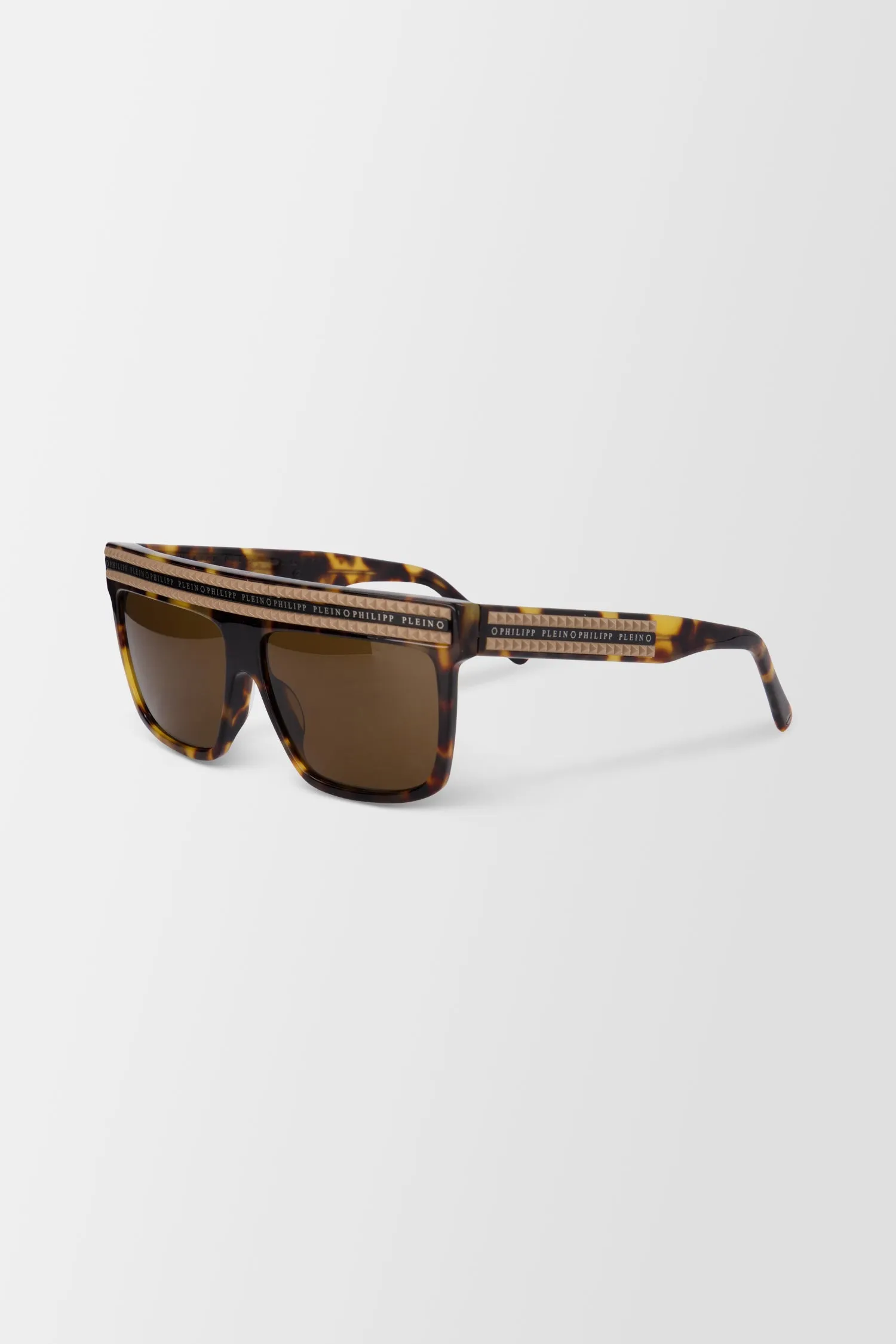 Philipp Plein Beige/Marrone Sunglasses