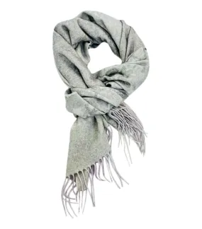 Stefano Ricci Logo Cashmere Fringed Scarf