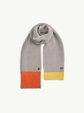 The Scarf - Moon Grey Block