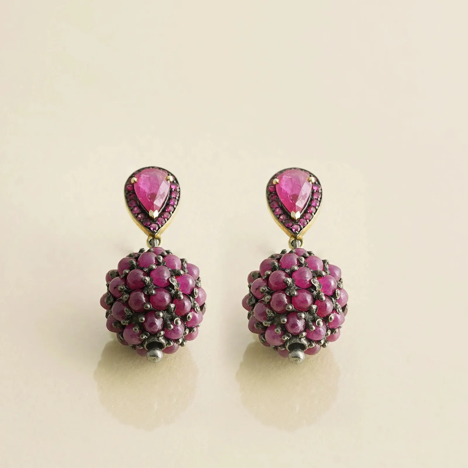 Willow Ruby Earrings